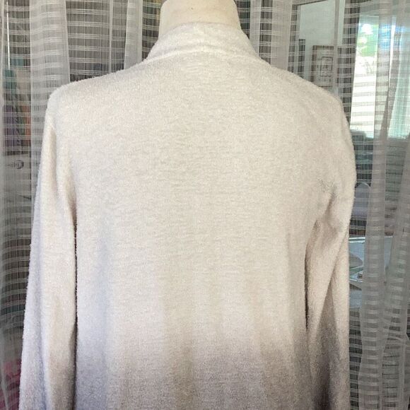 Barefoot Dreams Bamboo Chic Lite Ombre Calypso Wrap Cardigan Gray L/XL - Picture 6 of 7
